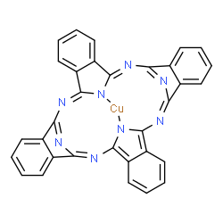 ChemSpider 2D Image | [29H,31H-Phthalocyaninato(2-)-kappa~2~N~29~,N~31~]copper | C32H16CuN8