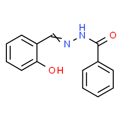ChemSpider 2D Image | N'-(2-Hydroxybenzylidene)benzohydrazide | C14H12N2O2