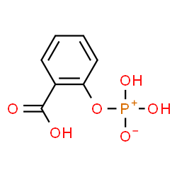 ChemSpider 2D Image | (2-Carboxyphenoxy)(dihydroxy)phosphoniumolate | C7H7O6P