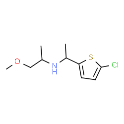 ChemSpider 2D Image | N-[1-(5-Chloro-2-thienyl)ethyl]-1-methoxy-2-propanamine | C10H16ClNOS