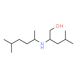 ChemSpider 2D Image | 4-Methyl-2-[(5-methyl-2-hexanyl)amino]-1-pentanol | C13H29NO