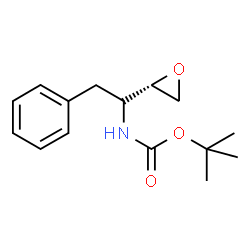 ChemSpider 2D Image | 2-Methyl-2-propanyl {(1S)-1-[(2S)-2-oxiranyl]-2-phenylethyl}carbamate | C15H21NO3