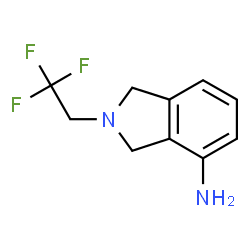 ChemSpider 2D Image | 2-(2,2,2-Trifluoroethyl)-4-isoindolinamine | C10H11F3N2