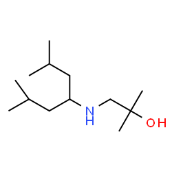 ChemSpider 2D Image | 1-[(2,6-Dimethyl-4-heptanyl)amino]-2-methyl-2-propanol | C13H29NO