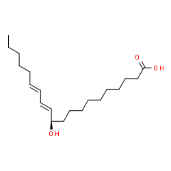 ChemSpider 2D Image | (11R,12E,14E)-11-Hydroxy-12,14-icosadienoic acid | C20H36O3
