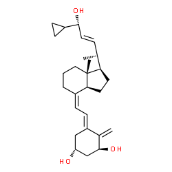 ChemSpider 2D Image | (1S,3R,5E,7Z,20R,22E,24S)-26,27-Cyclo-9,10-secocholesta-5,7,10,22-tetraene-1,3,24-triol | C27H40O3