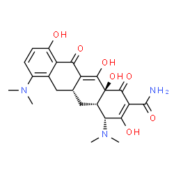 ChemSpider 2D Image | 4-Epi Minocycline | C23H27N3O7