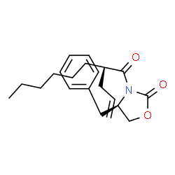 ChemSpider 2D Image | (4R)-3-[(2S)-2-Allyloctanoyl]-4-benzyl-1,3-oxazolidin-2-one | C21H29NO3