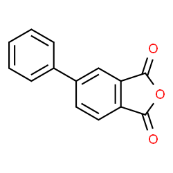 ChemSpider 2D Image | 5-Phenyl-1,3-isobenzofurandione | C14H8O3