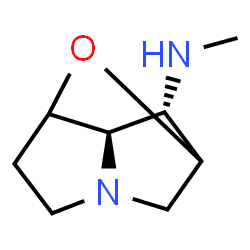 ChemSpider 2D Image | (7R,8S)-N-Methyl-2-oxa-6-azatricyclo[4.2.1.0~3,7~]nonan-8-amine | C8H14N2O