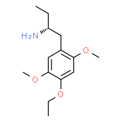 ChemSpider 2D Image | (2R)-1-(4-Ethoxy-2,5-dimethoxyphenyl)-2-butanamine | C14H23NO3