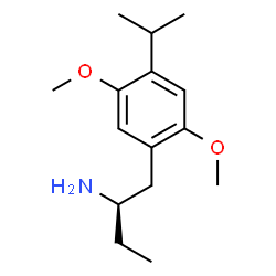 ChemSpider 2D Image | (2R)-1-(4-Isopropyl-2,5-dimethoxyphenyl)-2-butanamine | C15H25NO2