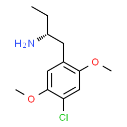 ChemSpider 2D Image | (2R)-1-(4-Chloro-2,5-dimethoxyphenyl)-2-butanamine | C12H18ClNO2