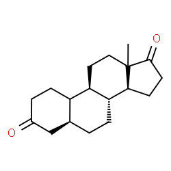 ChemSpider 2D Image | (5alpha,10xi,13xi)-Estrane-3,17-dione | C18H26O2