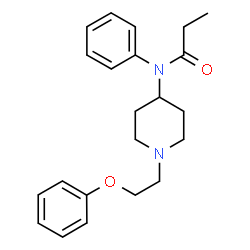 ChemSpider 2D Image | N-[1-(2-Phenoxyethyl)-4-piperidinyl]-N-phenylpropanamide | C22H28N2O2