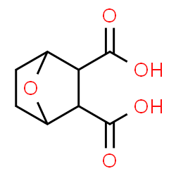 ChemSpider 2D Image | 7-Oxabicyclo[2.2.1]heptane-2,3-dicarboxylic acid | C8H10O5