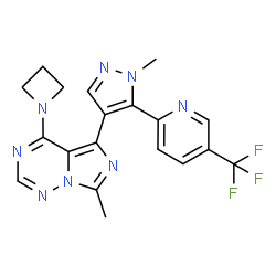 ChemSpider 2D Image | Pf-05180999 | C19H17F3N8