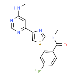 ChemSpider 2D Image | FIMX F-18 | C16H1418FN5OS
