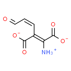 ChemSpider 2D Image | (2Z)-2-Ammonio-3-[(1Z)-3-oxo-1-propen-1-yl]-2-butenedioate | C7H6NO5