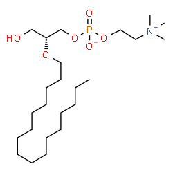 ChemSpider 2D Image | 2-hexadecyl-sn-glycero-3-phosphocholine | C24H52NO6P