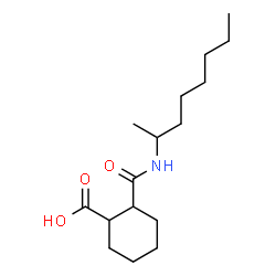 ChemSpider 2D Image | 2-(2-Octanylcarbamoyl)cyclohexanecarboxylic acid | C16H29NO3