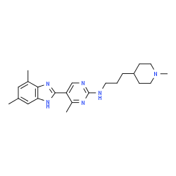 ChemSpider 2D Image | Toreforant | C23H32N6