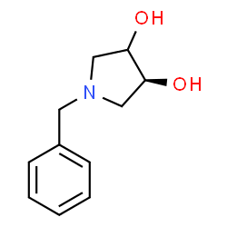 ChemSpider 2D Image | (3S)-1-Benzyl-3,4-pyrrolidinediol | C11H15NO2