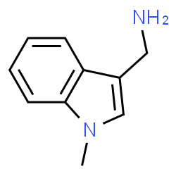 ChemSpider 2D Image | 3-(Aminomethyl)-1-methylindole | C10H12N2