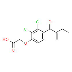 ChemSpider 2D Image | Ethacrynic acid | C13H12Cl2O4