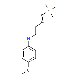 ChemSpider 2D Image | 4-Methoxy-N-[4-(trimethylsilyl)-3-buten-1-yl]aniline | C14H23NOSi