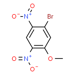 ChemSpider 2D Image | 1-Bromo-5-methoxy-2,4-dinitrobenzene | C7H5BrN2O5