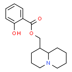 ChemSpider 2D Image | Octahydro-2H-quinolizin-1-ylmethyl salicylate | C17H23NO3