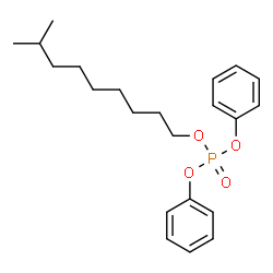 ChemSpider 2D Image | Isodecyl diphenyl phosphate | C22H31O4P