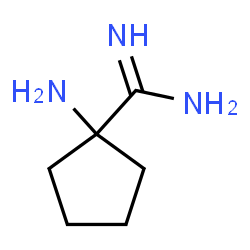 ChemSpider 2D Image | 1-Aminocyclopentanecarboximidamide | C6H13N3
