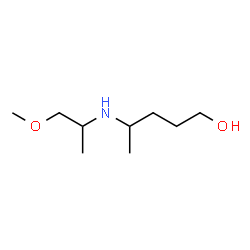 ChemSpider 2D Image | 4-[(1-Methoxy-2-propanyl)amino]-1-pentanol | C9H21NO2