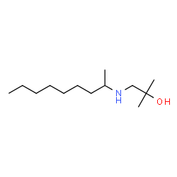 ChemSpider 2D Image | 2-Methyl-1-(2-nonanylamino)-2-propanol | C13H29NO