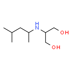 ChemSpider 2D Image | 2-[(4-Methyl-2-pentanyl)amino]-1,3-propanediol | C9H21NO2