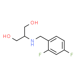 ChemSpider 2D Image | 2-[(2,4-Difluorobenzyl)amino]-1,3-propanediol | C10H13F2NO2