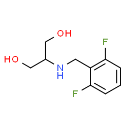 ChemSpider 2D Image | 2-[(2,6-Difluorobenzyl)amino]-1,3-propanediol | C10H13F2NO2