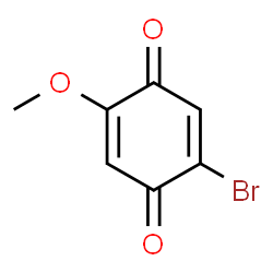 ChemSpider 2D Image | 2-Bromo-5-methoxy-1,4-benzoquinone | C7H5BrO3