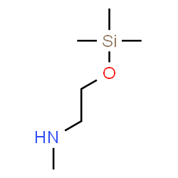 ChemSpider 2D Image | N-Methyl-2-[(trimethylsilyl)oxy]ethanamine | C6H17NOSi