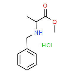 ChemSpider 2D Image | Methyl N-benzylalaninate hydrochloride (1:1) | C11H16ClNO2