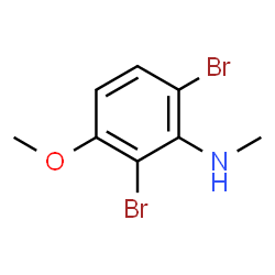 ChemSpider 2D Image | 2,6-Dibromo-3-methoxy-N-methylaniline | C8H9Br2NO