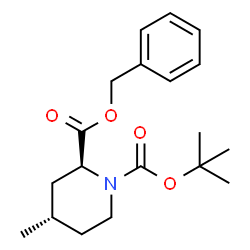 ChemSpider 2D Image | trans-2-Benzyl 1-tert-butyl 4-methylpiperidine-1,2-dicarboxylate | C19H27NO4