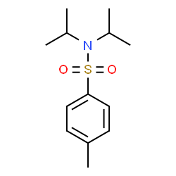 ChemSpider 2D Image | N,N-Diisopropyl-4-methylbenzenesulfonamide | C13H21NO2S