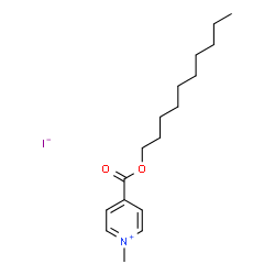 ChemSpider 2D Image | 4-[(Decyloxy)carbonyl]-1-methylpyridinium iodide | C17H28INO2
