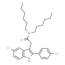 ChemSpider 2D Image | FGIN-143 | C28H36Cl2N2O