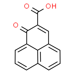 ChemSpider 2D Image | 1-Oxo-1H-phenalene-2-carboxylic acid | C14H8O3
