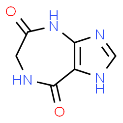ChemSpider 2D Image | 1,4,6,7-Tetrahydroimidazo[4,5-e][1,4]diazepine-5,8-dione | C6H6N4O2