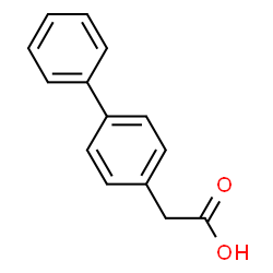 ChemSpider 2D Image | Felbinac | C14H12O2